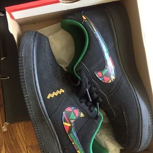 Shoes - Nike black airforce 1s Shoes - Nike black airforce 1s